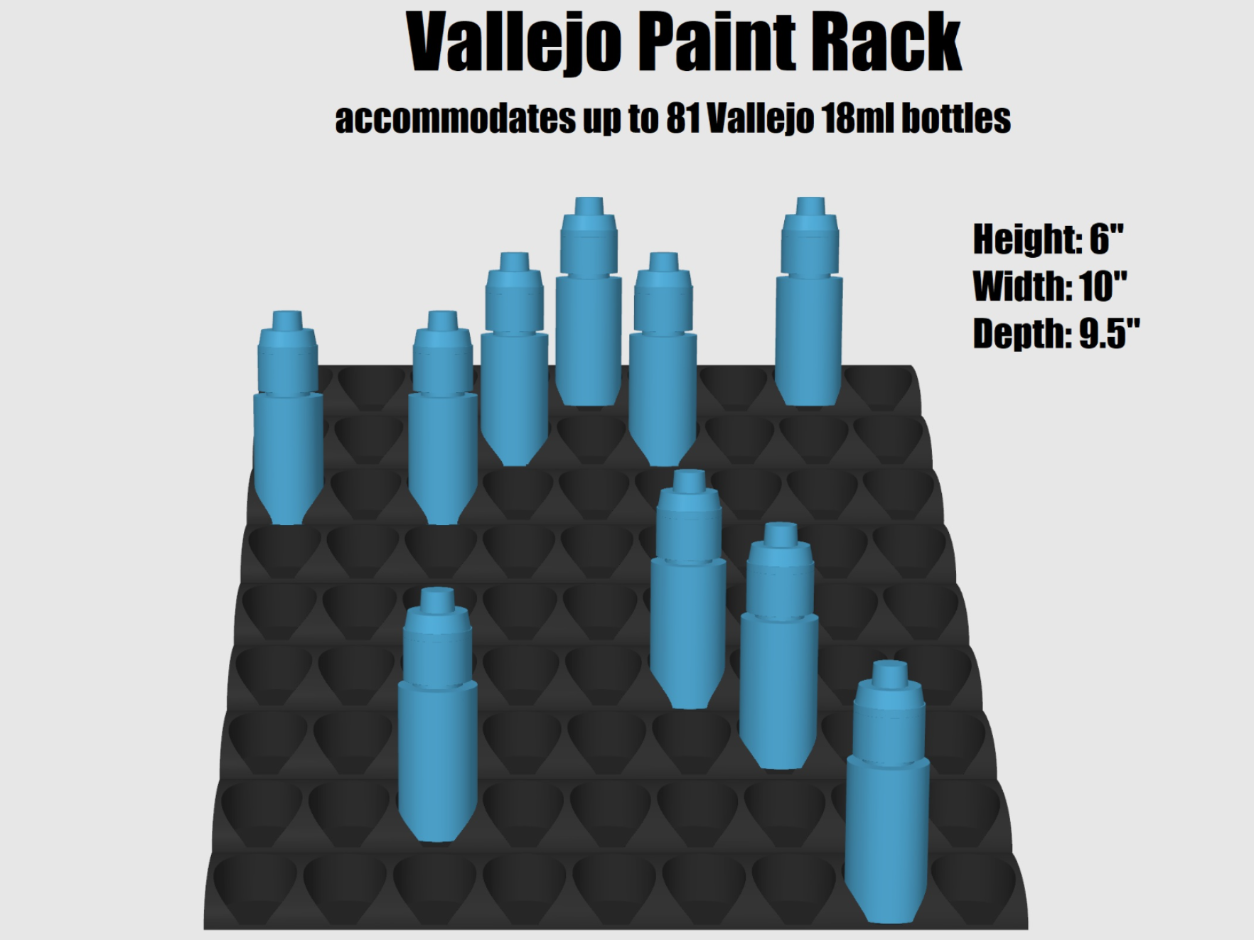 Vallejo Paint Rack