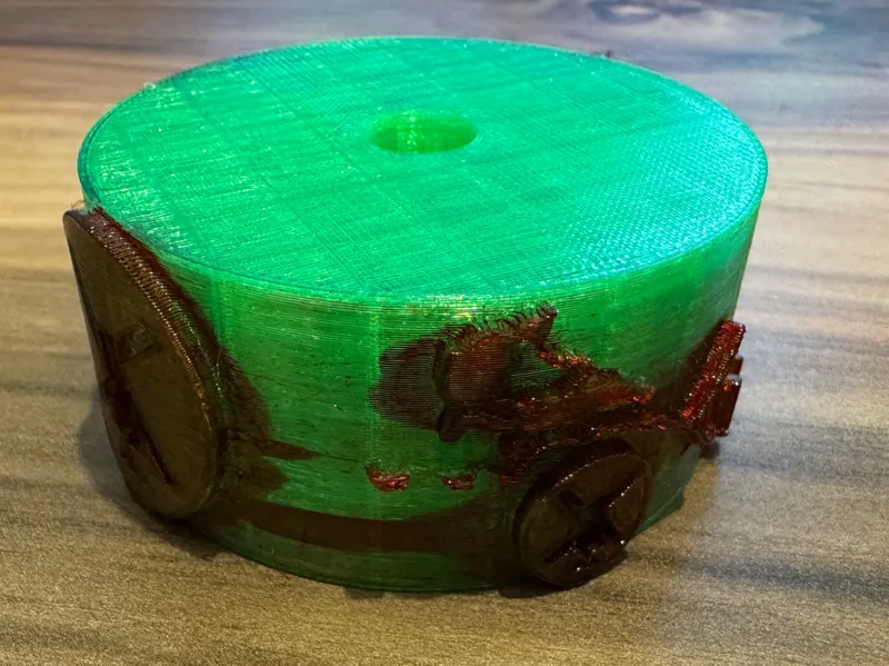 Roller with SVG wrap around