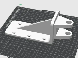 Flansch Halter für Articulating tablet arm