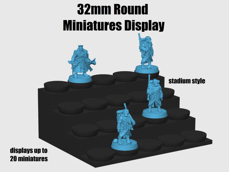 32mm Round (miniatures) Display Stand