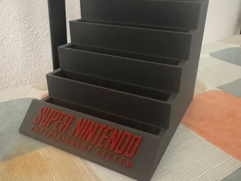 SNES GAME DISPLAY STAND 