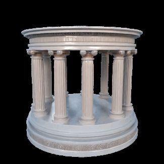 Ancient Roman Table Holder with Ionic Columns