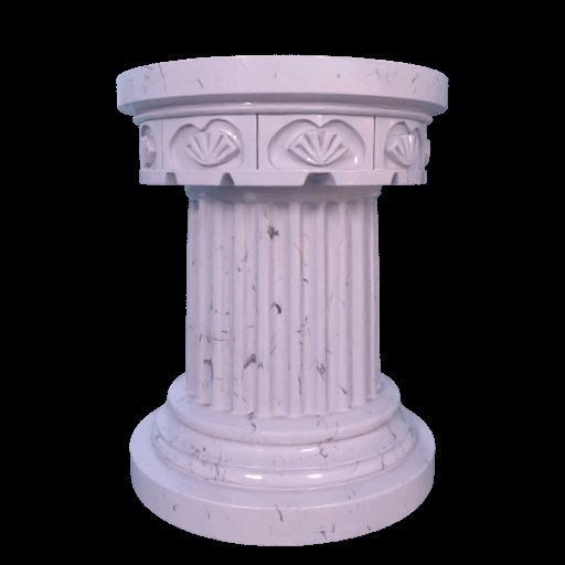 Roman Arched Marble Holder Functional Table Base