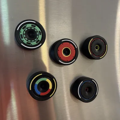 F1 Tire Fridge Magnets