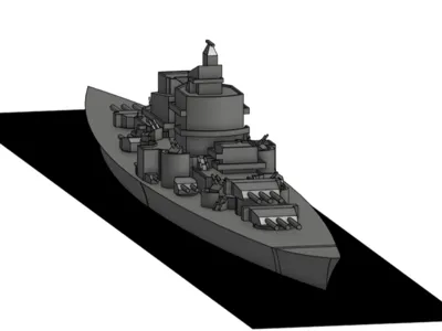 Battleship Model