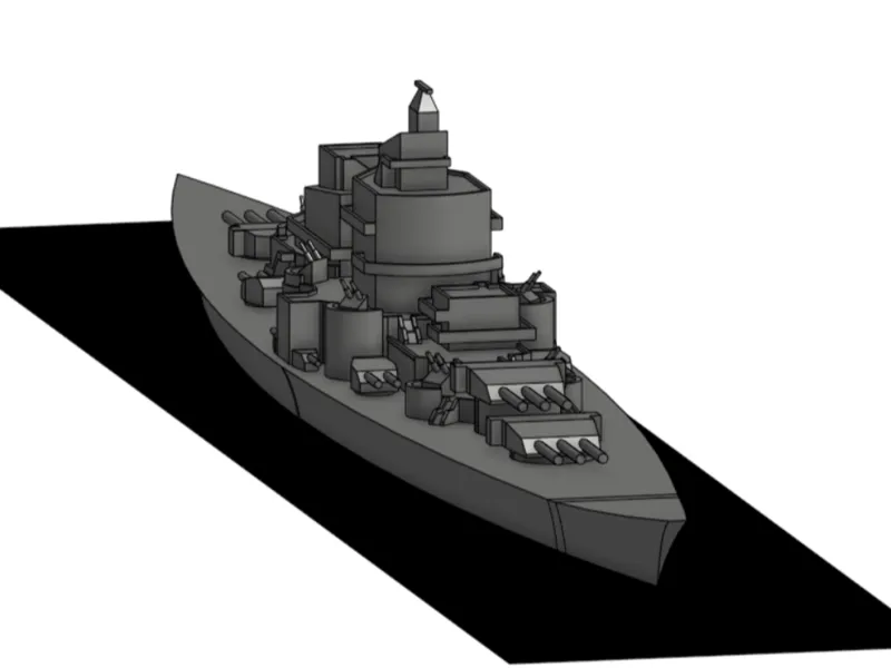 Battleship Model