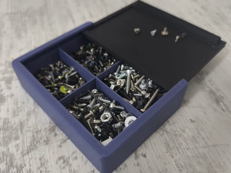 Watchmaker screw box
