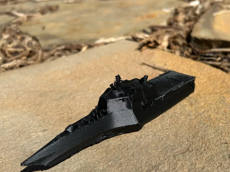 Independence class littoral combat ship replica