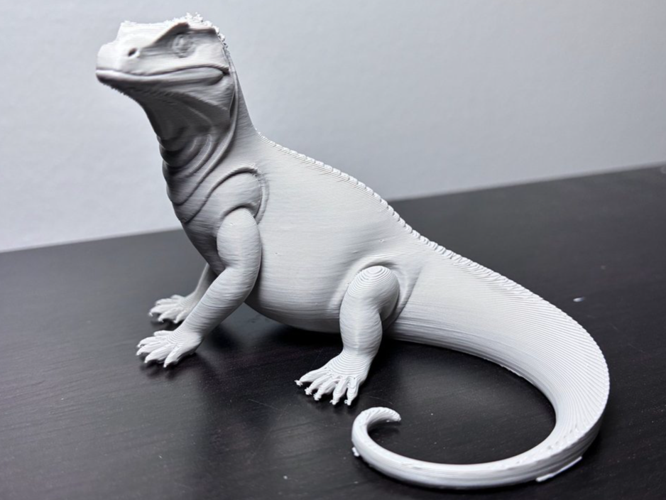 Ultimate Komodo Dragon: High-Detail Static Sculpt