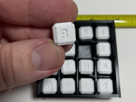 Doppel "a DIY travel size alternative to Boggle"