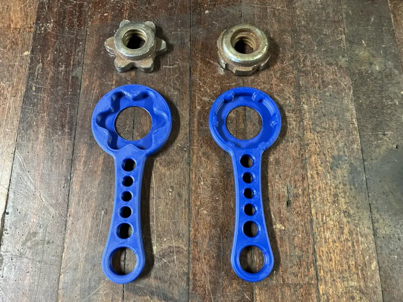 Dumbbell wrenches