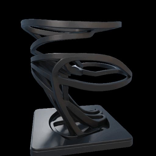 Pen Pencil 3D Holder Simple Shape Showpiece