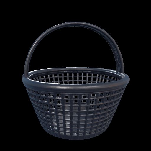 Simple Shape 3D Basket Showpiece