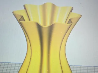 Vase Welle frei skalierbar