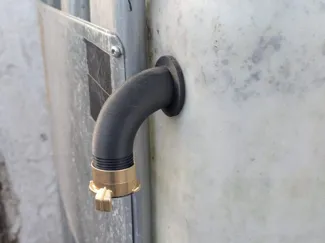 Überlauf IBC Container