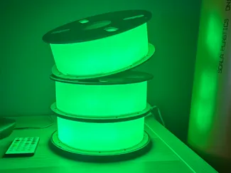 Support pour réalisation lampe bobine led