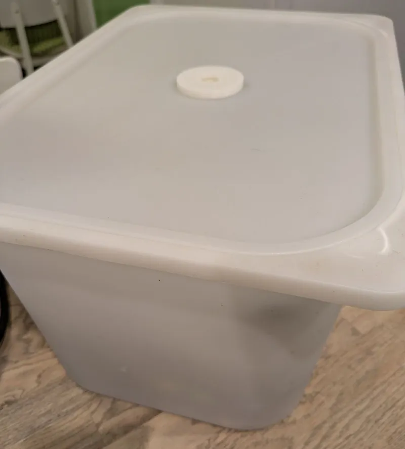 Ikea Trofast recessed handle lid hole cover