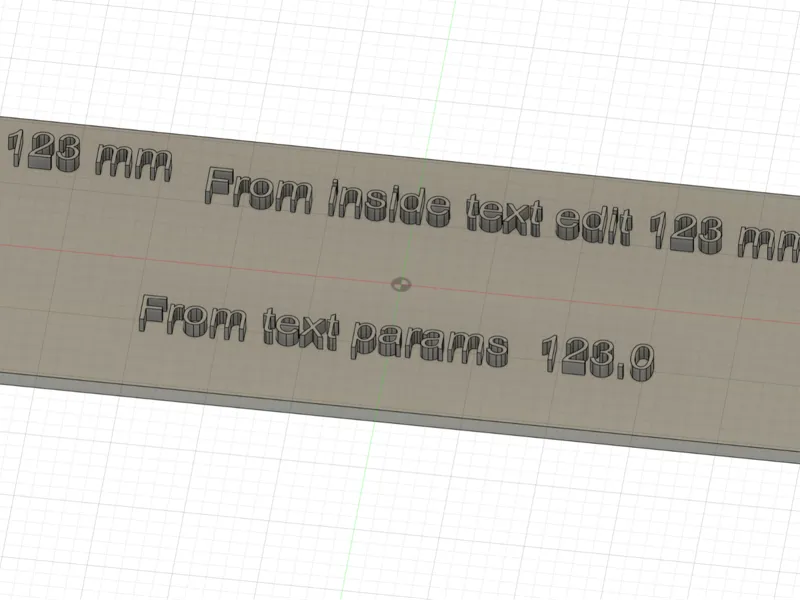Text parameters