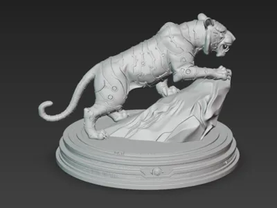 Tiger ornament