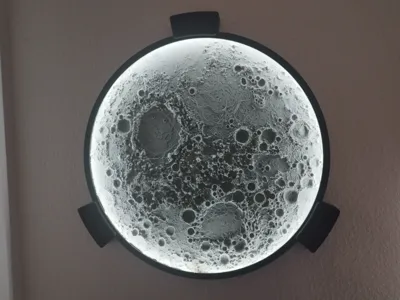 Wallmount for Illuminated big moon wall