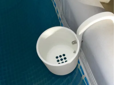 60mm glass-cell phone holder for swimming pools