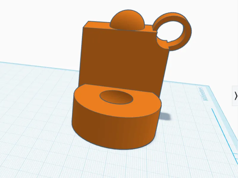 Keychain toilet