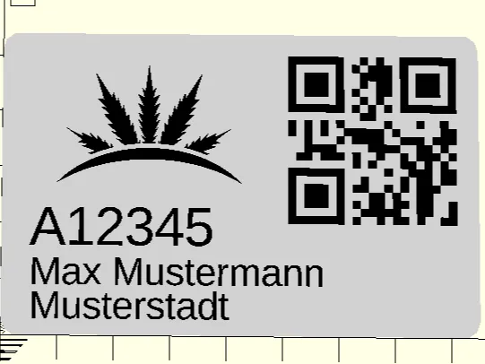 Mariana CSC Mitgliedsausweis
