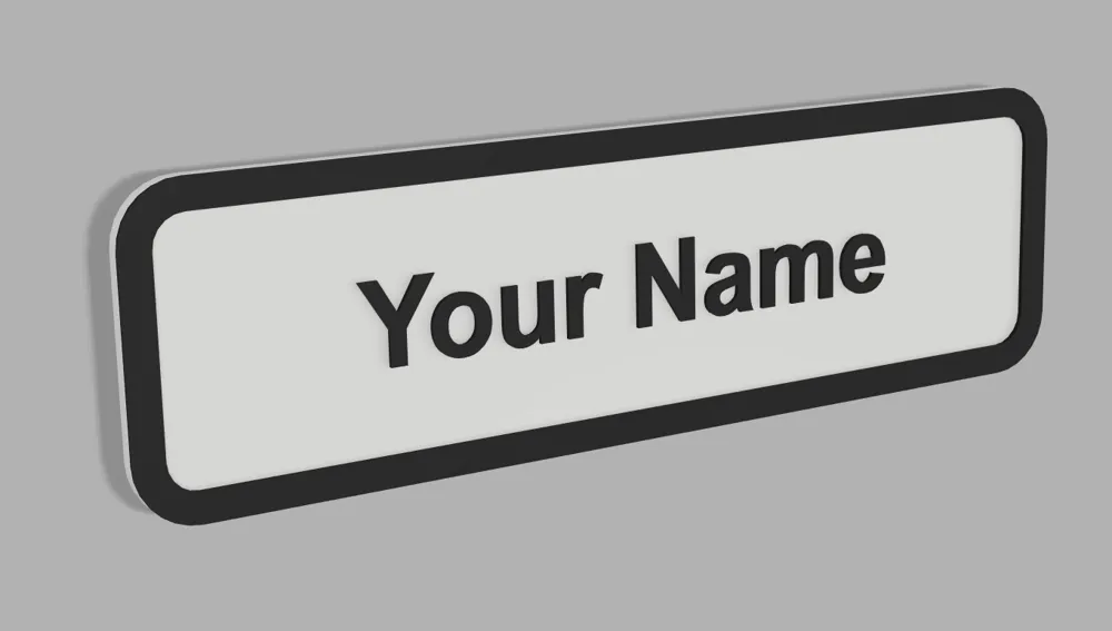 Fully Customizable Sign - Free 3D Print Model - MakerWorld