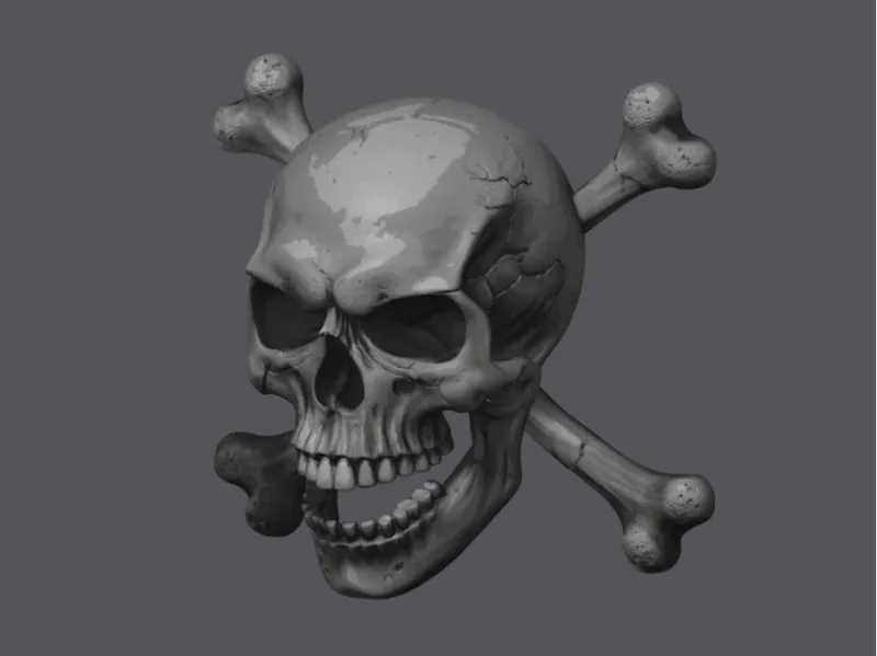 CROSSBONES SKULL