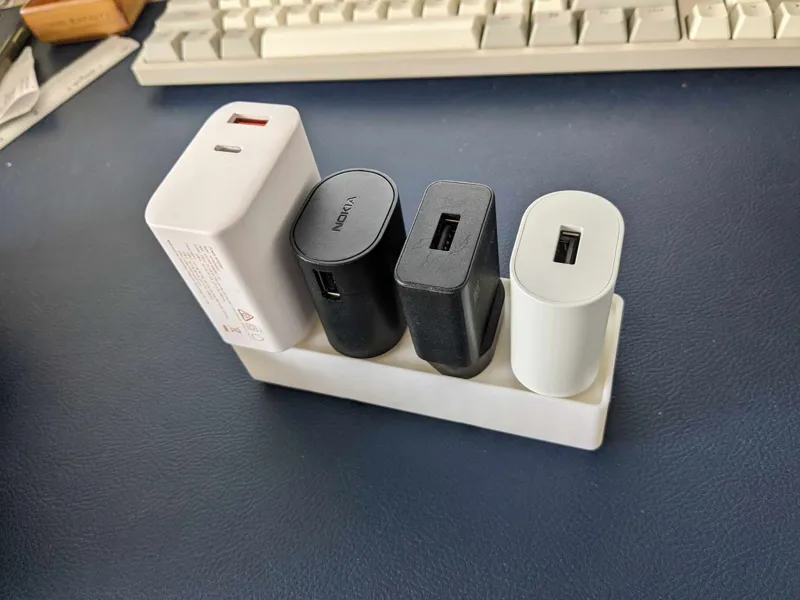 Gridfinity USB AU Wall Chargers Bin