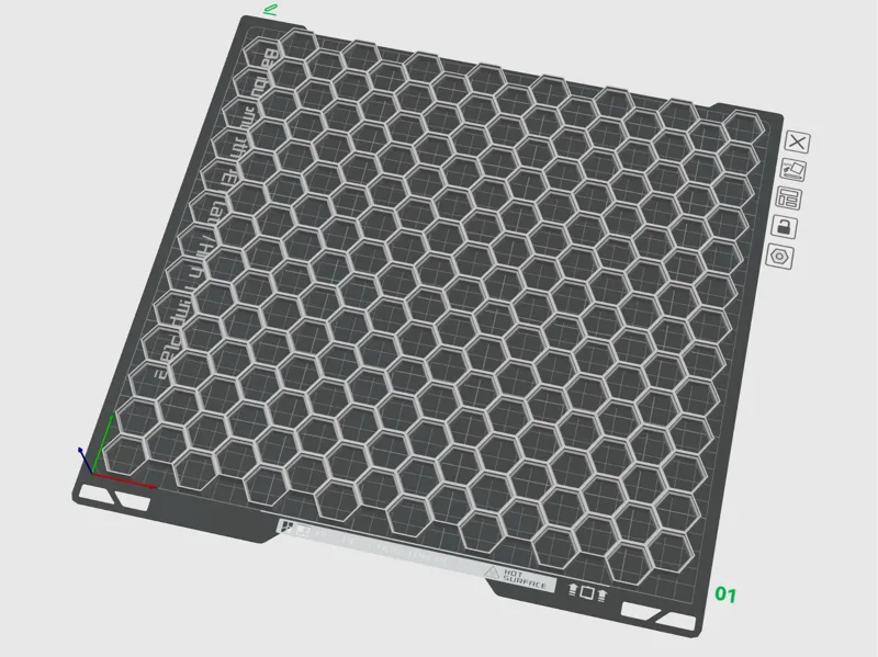 Max HSW Hex Panel for H2S print area 16 X 13 Hex