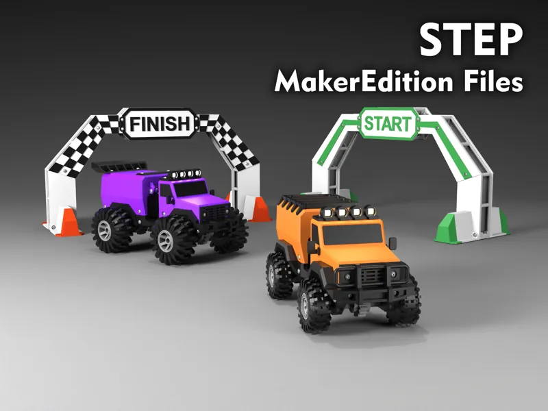 Garden Races - STEP MakerEdition Files