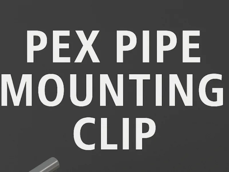 PEX Pipe Mounting Clip