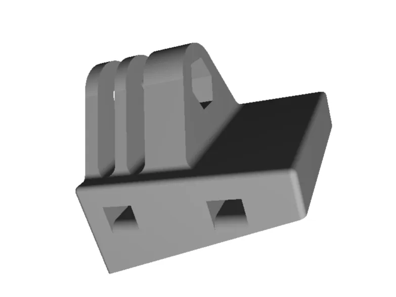 Rotax Radiator Mount Gopro mount for Radiator - Rotax MAX - Free 3D Print Model - MakerWorld