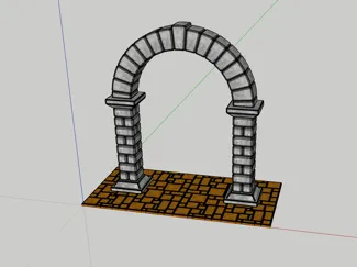 Arco de medio punto o arco de cañon