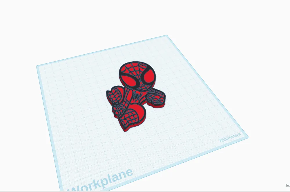Spiderman Keychain - Free 3D Print Model - MakerWorld