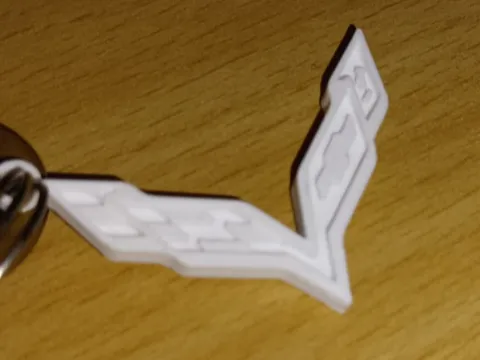Corvette Keychain