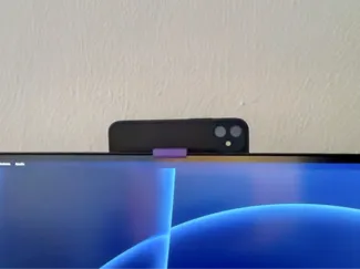 Iphone holder webcam