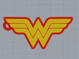 Wonder Woman keychain