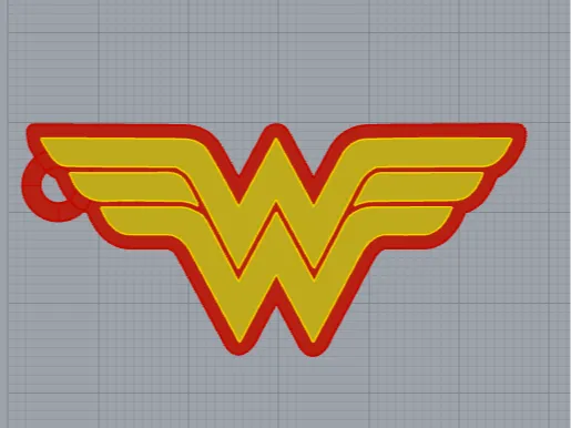 Wonder Woman keychain