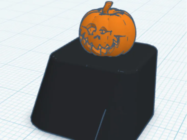 Pumpkin Top Keycap – Festive Halloween Vibes
