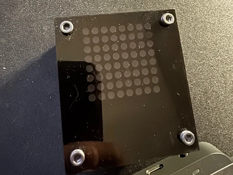 simhub led matrix 8x8 simracing gear flag display