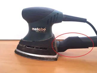 Adapter for Metabo sander and 35mm vacuum cleaner