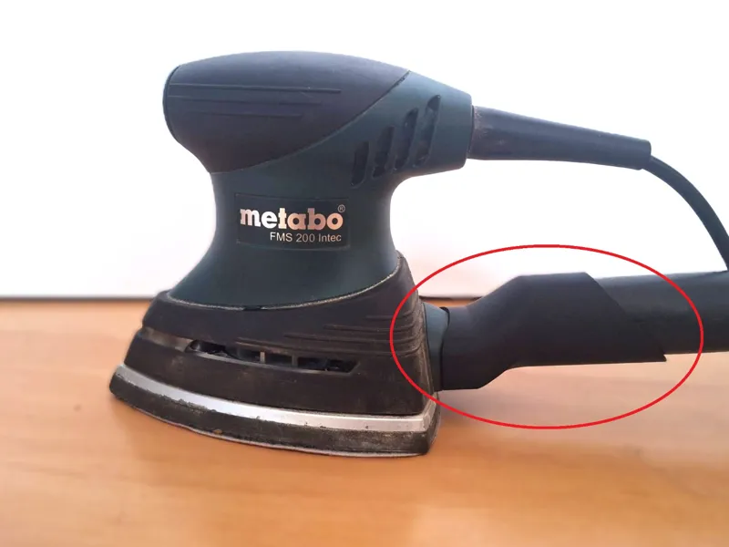 Adapter for Metabo sander and 35mm vacuum cleaner