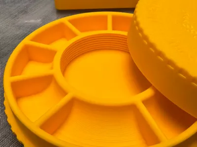 Portable Parts Tray + Palette + Pill Box (Frank-006-01)