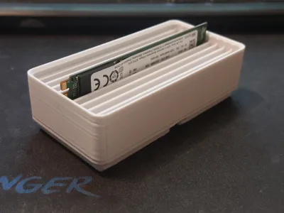 Gridfinity holder for NVMe/M.2 SSD drives