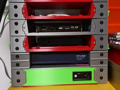 Weak Current Bracket V2 & Weak Current Bracket V2 wifi software router centralized power supply