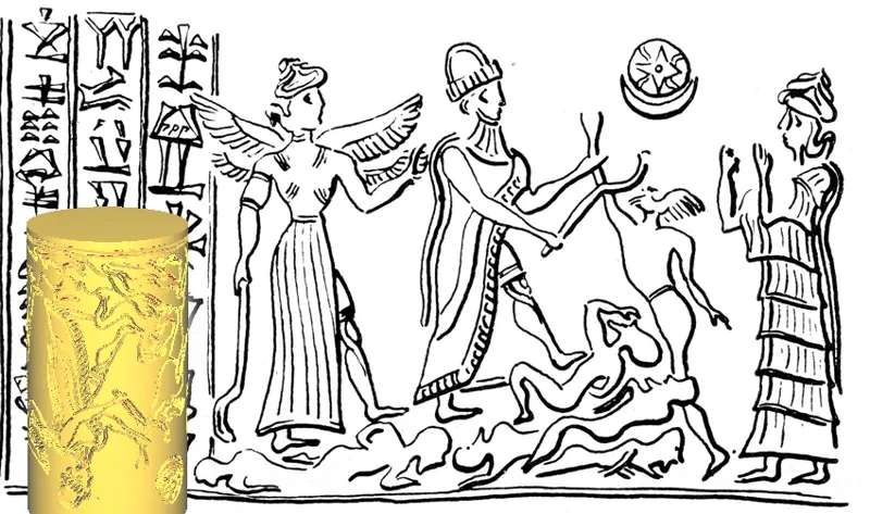 Sumerian Cylinder Seal - generator