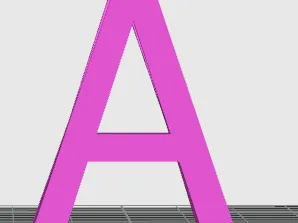 lettere AK viste 90 gradi