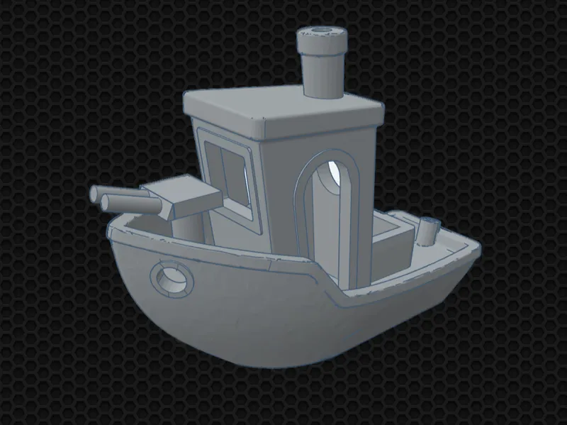 3d Benchy with turret